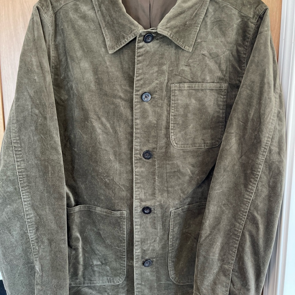 Men’s Houston White X Target Green Button Up Jacket Small